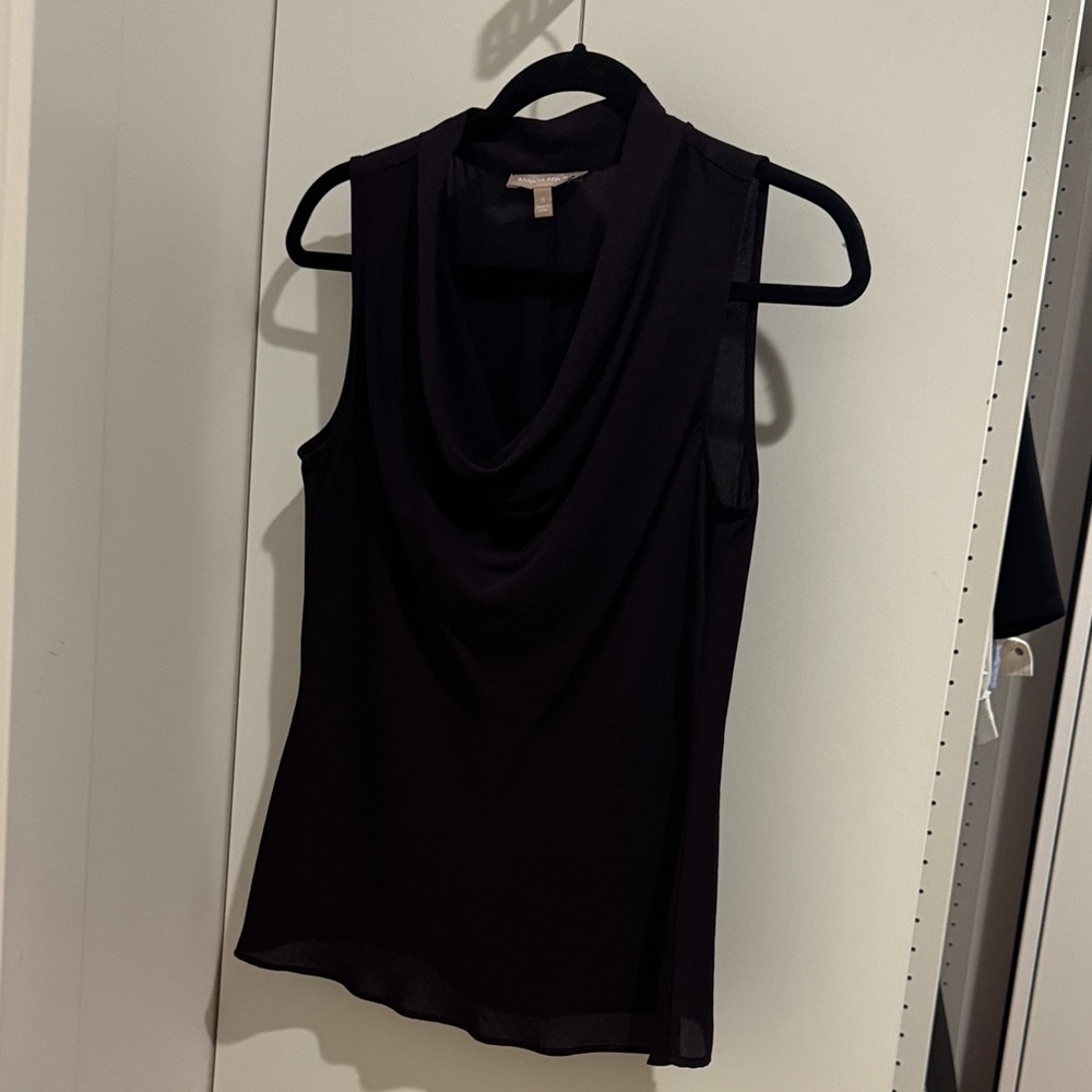 Banana Republic Black Cowl Neck Blouse